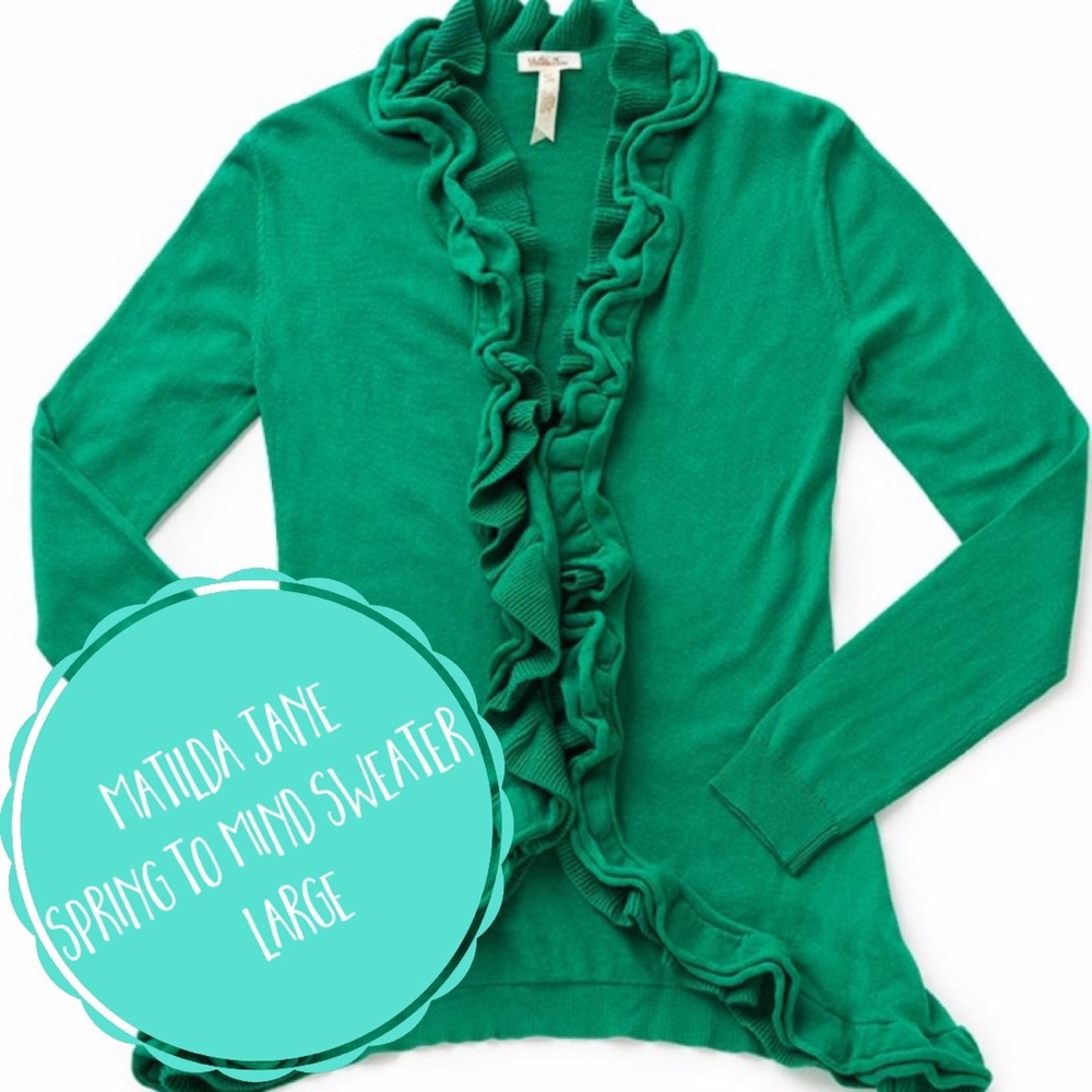 Matilda Jane Spring to Mind Sweater size Large